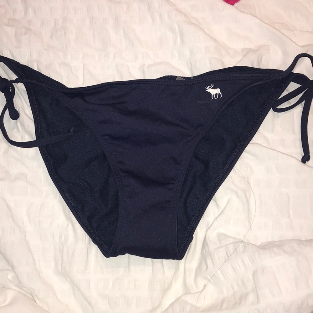Navy Blue Abercrombie Bikini Bottoms